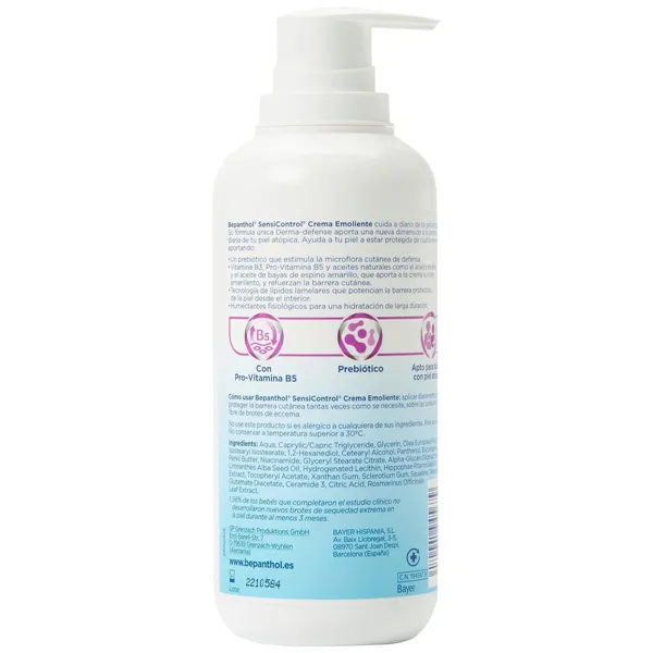Ihupiim Bepanthol BEPANTHOL SENSICONTROL 400 ml