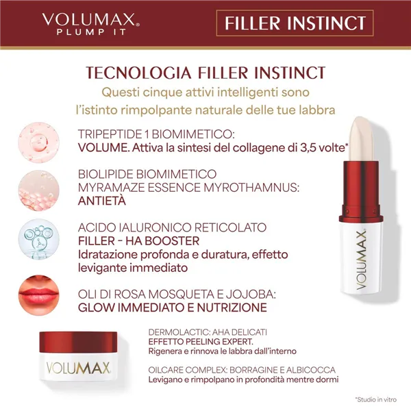 Naisten kosmetiikkasetti Volumax VOLUMAX PLUMP IT 2 Kappaletta