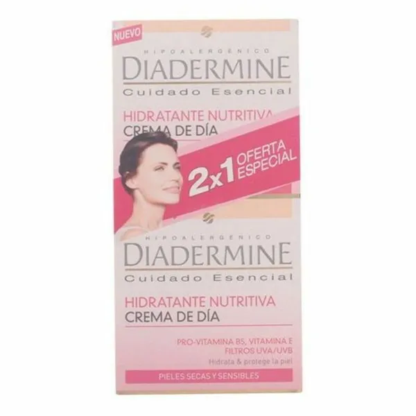 Unisex kosmetiikkasetti Diadermine Crema Hidratante Nutritiva Dia Ps 50 ml 2 Kappaletta