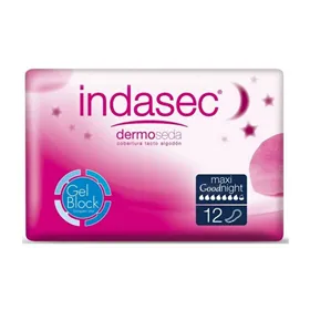 Sanitārais Ieliktnītis Urīna Nesaturēšanai Dermoseda Good Night maxi Indasec 1233-39871 (12 uds) ()
