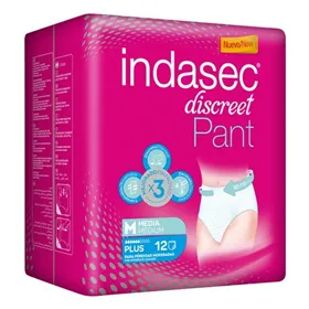 Autiņbiksītes Nesaturēšanai Pant Plus Indasec Pant Plus (12 uds) 12 gb.
