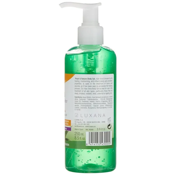 Moisturising Gel Luxana Phyto Nature 250 ml Soothing