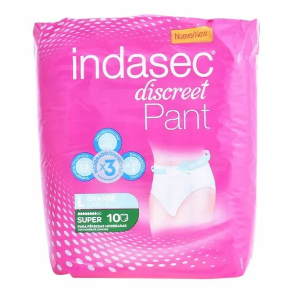 Трусики от протекания Pant Super Talla Grande Indasec 3821866 (10 uds)