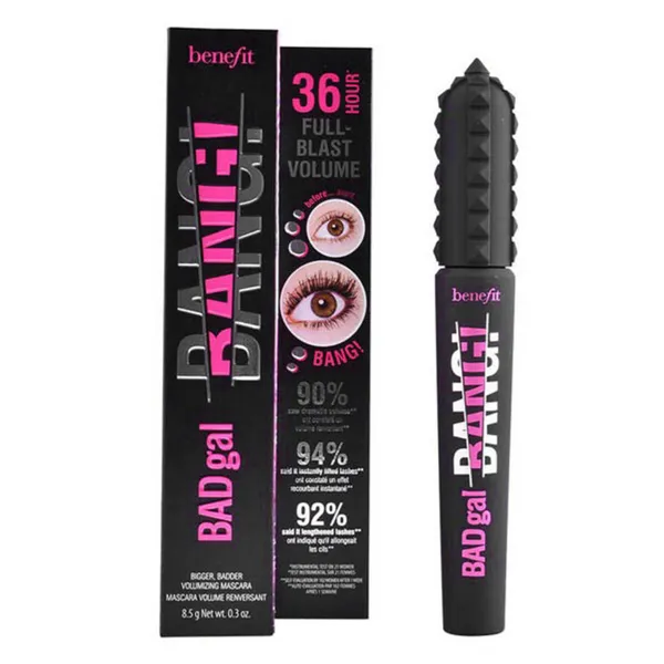 Blakstienų tušas, priduodantis apimties Benefit Bad Gal Juoda 8,5 g