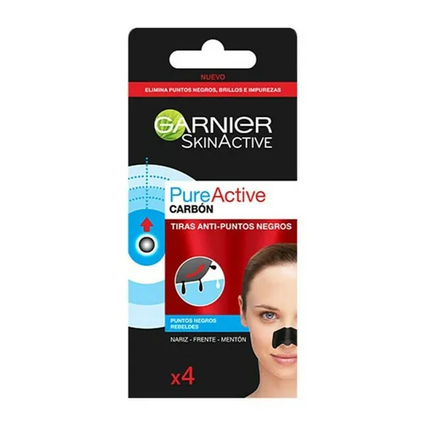 Huokosten puhdistusliuskat Garnier Pure Active Carbon