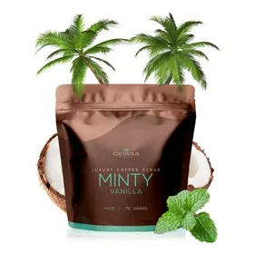 Kasvojen kuorinta-aine Cocosolis Luxury Coffee Scrub Box 4 Kappaletta