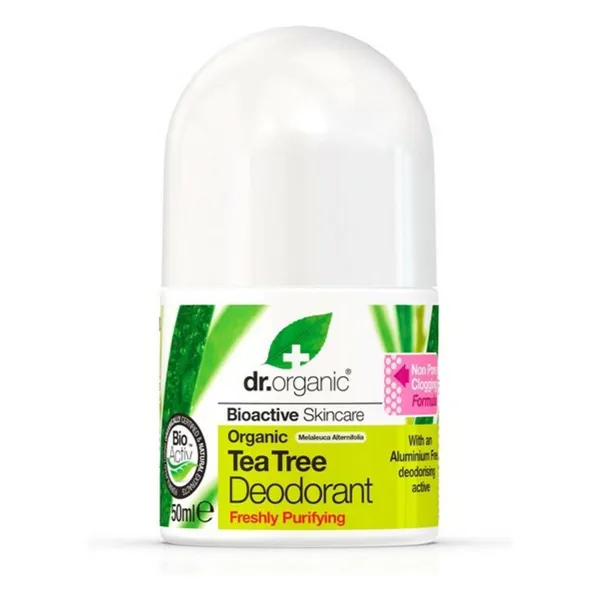 Roll-On dezodorants Dr.Organic DR00145 50 ml Tējas koks
