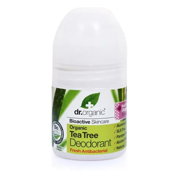 Roll-On dezodorants Dr.Organic DR00145 50 ml Tējas koks