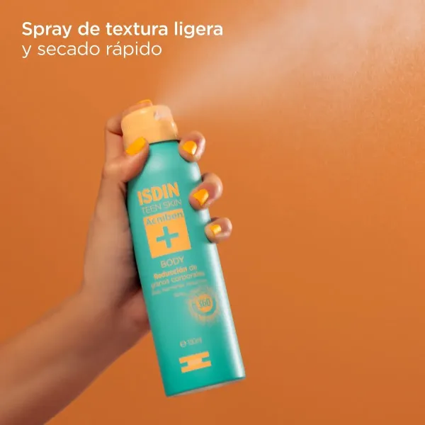 Ķermeņa losjons Isdin ACNIBEN 150 ml Spray Aizmugure