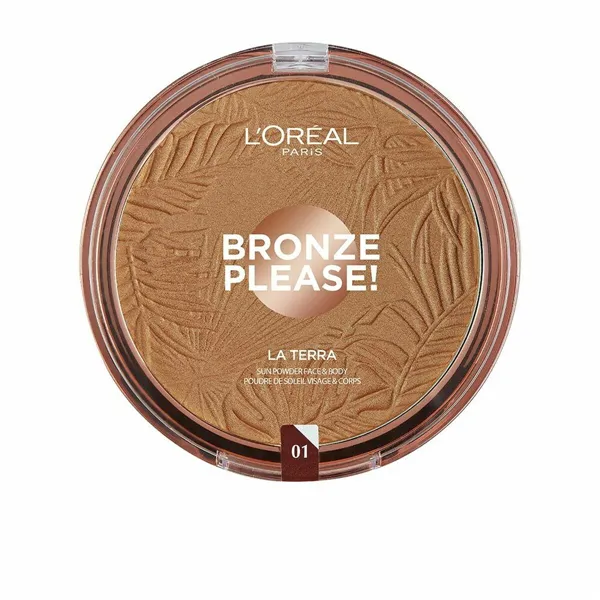 Kompaktiška pudra L'Oreal Make Up Bronze Nº 01-Light Caramel 18 g