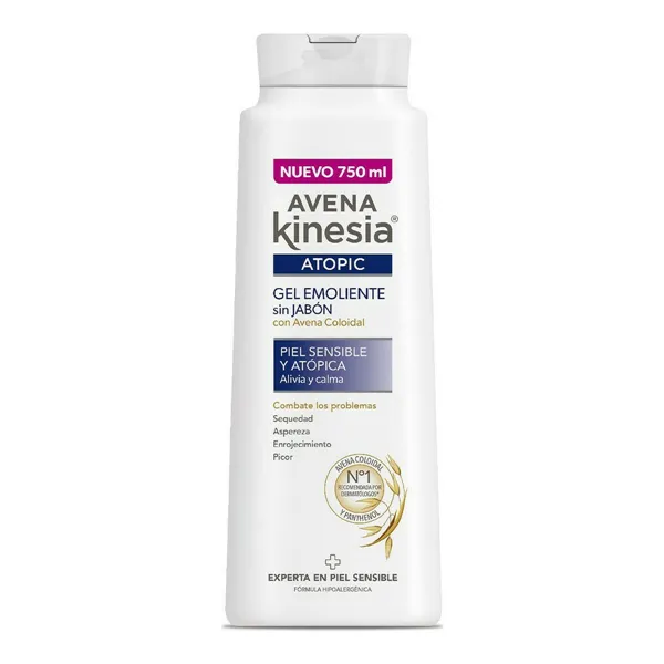 Dušas Želeja Bez Ziepju Piedevas Avena Kinesia Avena Topic 750 ml