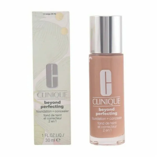 Šķidrā Grima Bāze Clinique Beyond Perfecting Nº 21 Cream caramel Nº 21-Cream Caramel 30 ml Sejas korektors