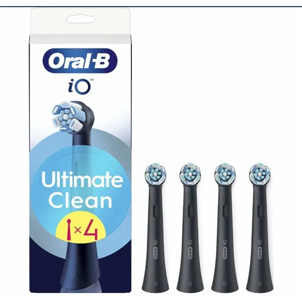 Asenduspea Oral-B iO Ultimate Clean Must noir 4 Ühikut