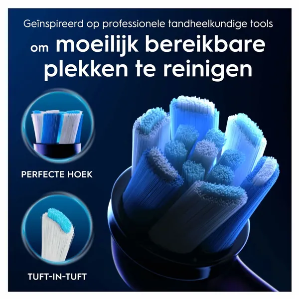 Asenduspea Oral-B iO Ultimate Clean Must noir 4 Ühikut