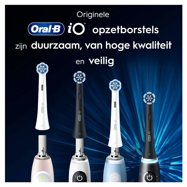 Asenduspea Oral-B iO Ultimate Clean Must noir 4 Ühikut
