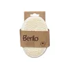Body Sponge Berilo White Beige 11 x 15 x 5 cm (12 Units)