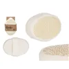 Body Sponge Berilo White Beige 11 x 15 x 5 cm (12 Units)