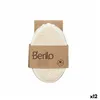 Body Sponge Berilo White Beige 15 x 5 x 10 cm (12 Units)