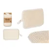 Body Sponge Berilo White Beige 11 x 16,5 x 2 cm (12 Units)