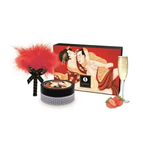 Съедобные пудры Shunga CHAMPAGNE STRAWBERRIES 75 g