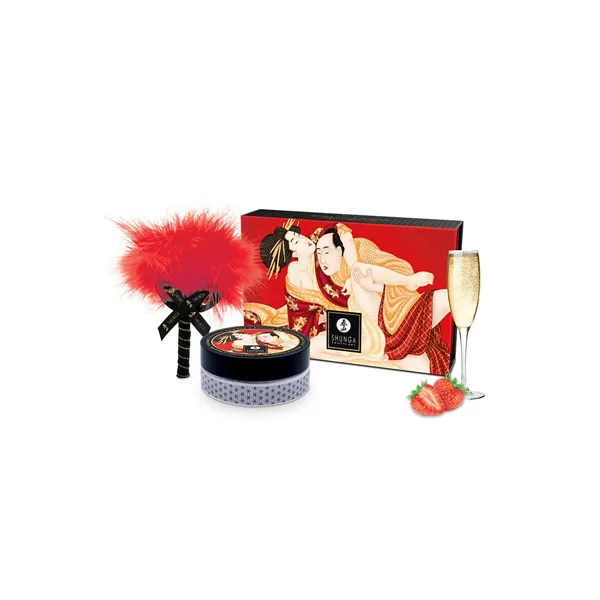 Edible powders Shunga CHAMPAGNE STRAWBERRIES 75 g