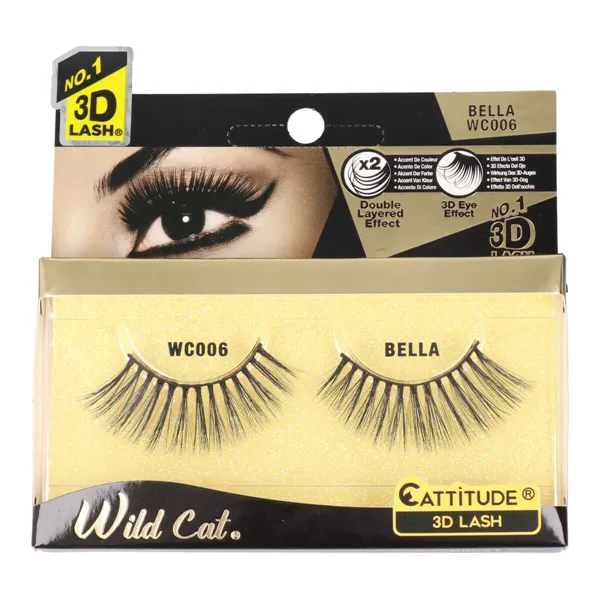 Накладные ресницы Ebin New York Wild Cat Bella