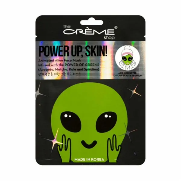 Näomask The Crème Shop Power Up, Skin! Alien (25 g)