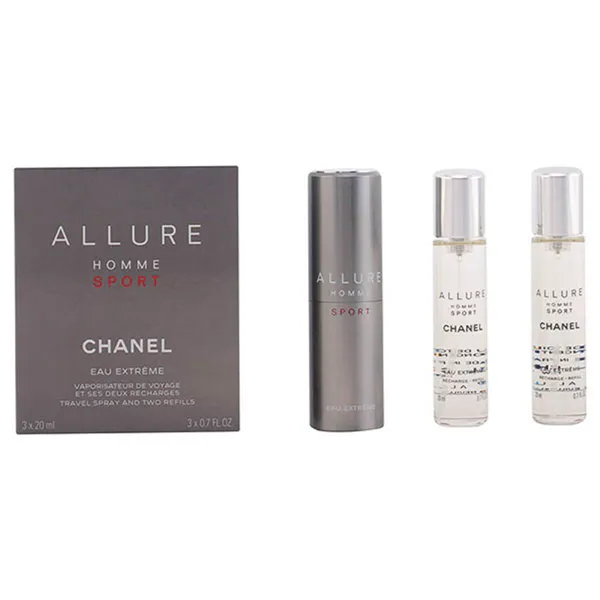 Мужской парфюмерный набор Chanel Allure Homme Sport Eau Extrême 3 Предметы