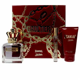 Meeste parfüümi komplekt Jean Paul Gaultier EDT Scandal 3 Tükid, osad