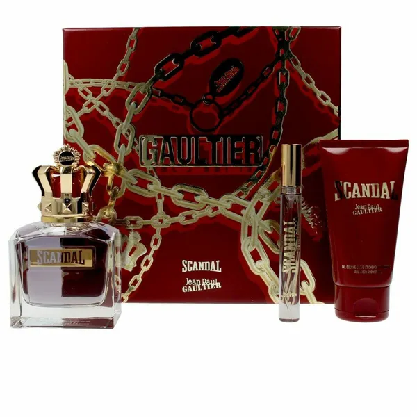 Men's Perfume Set Jean Paul Gaultier EDT Scandal 3 Pieces