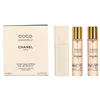 Женский парфюмерный набор Chanel Twist & Spray Coco Mademoiselle 3 Предметы