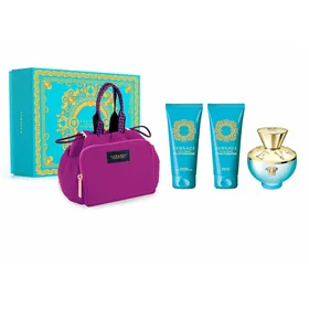 Naiste parfüümi komplekt Versace EDT Dylan Turquoise 4 Tükid, osad