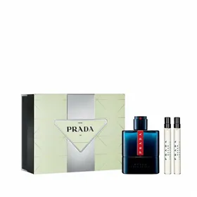 Meeste parfüümi komplekt Prada EDT Luna Rossa Ocean 3 Tükid, osad
