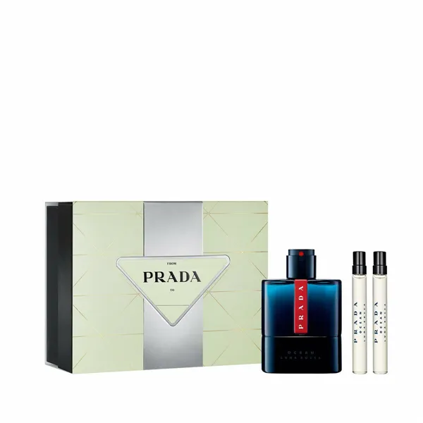 Мужской парфюмерный набор Prada EDT Luna Rossa Ocean 3 Предметы