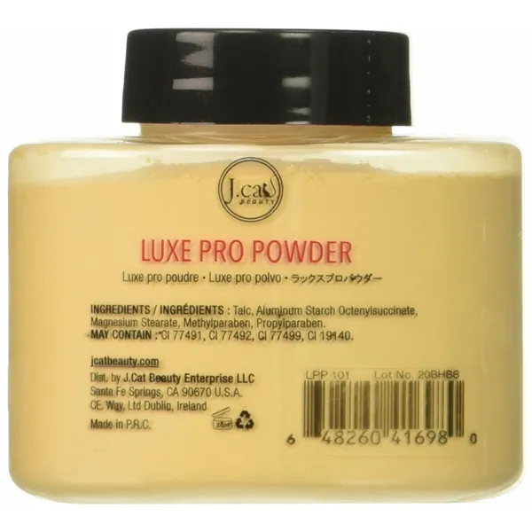 Make-up Fixing Powders J.Cat LUXE PRO POWDER BANANA 42 g