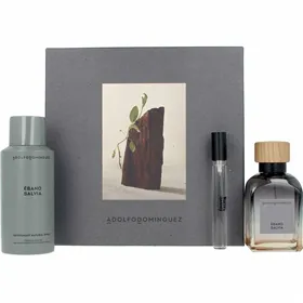 Meeste parfüümi komplekt Adolfo Dominguez Ebano Salvia 3 Tükid, osad