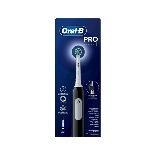 Электрическая зубная щетка Braun Pro 1 Чёрный