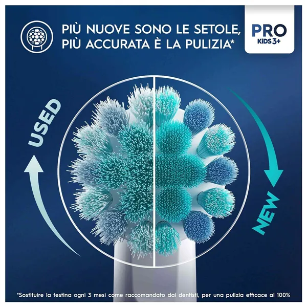 Asenduspea Oral-B EB10 4 FFS FROZEN II Sinine/Valge 4 Ühikut