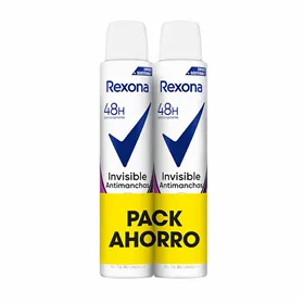 Deodorant Rexona 48h Invisible 200 ml (2 Units)