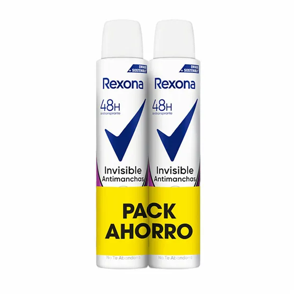 Deodorant Rexona 48h Invisible 200 ml (2 Units)