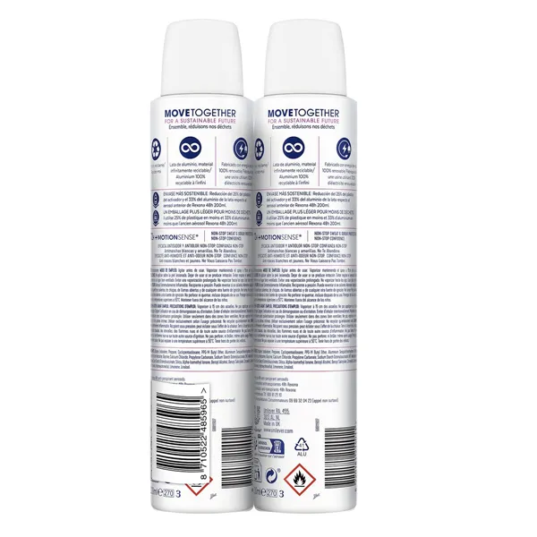 Deodorant Rexona 48h Invisible 200 ml (2 Units)