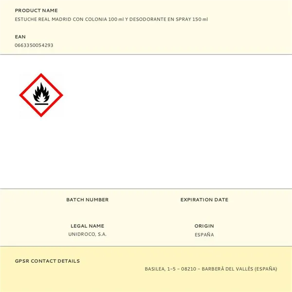 Мужской парфюмерный набор Sporting Brands I0018481 EDT