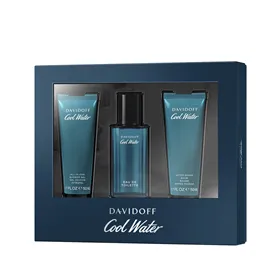 Meeste parfüümi komplekt Davidoff EDT Cool Water 3 Tükid, osad
