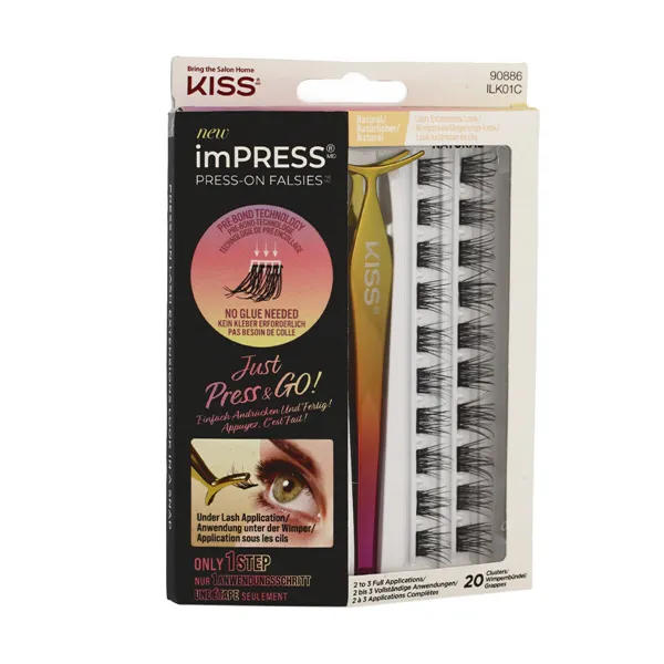 False Eyelashes Kiss imPRESS 20 Units