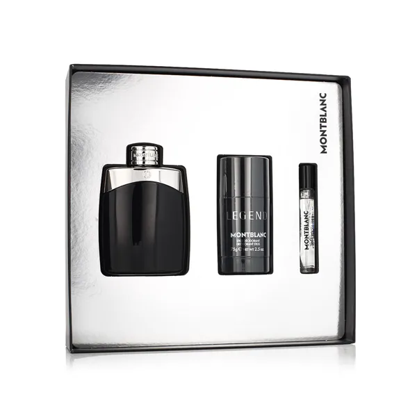Мужской парфюмерный набор Montblanc Legend EDT 3 Предметы