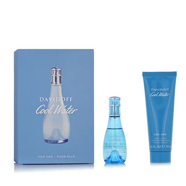 Women's Perfume Set Davidoff Cool Water 2 Pieces