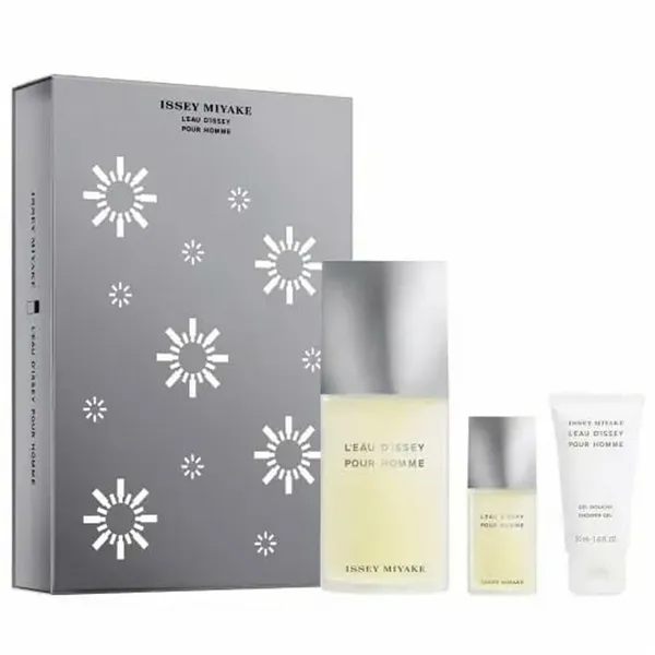 Женский парфюмерный набор Issey Miyake L'Eau d'Issey Pour Homme EDT 3 Предметы