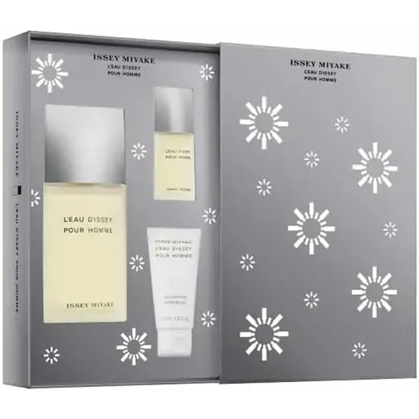 Женский парфюмерный набор Issey Miyake L'Eau d'Issey Pour Homme EDT 3 Предметы
