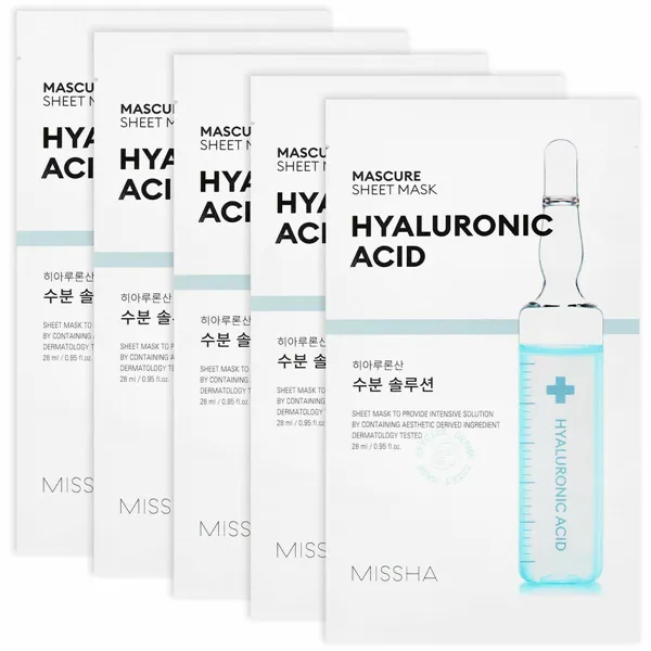 Sejas maska Missha Hyaluronic Acid 28 ml