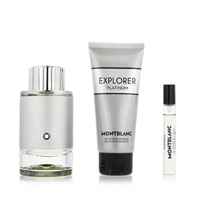 Meeste parfüümi komplekt Montblanc Explorer Platinum EDP 3 Tükid, osad